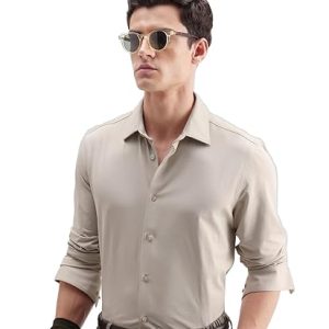 Rare Rabbit Regular fit Plain Shirt